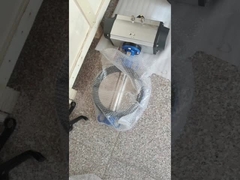 স্টেইনলেস স্টিল ওয়েফার প্রকারের পিটিএফই আচ্ছাদিত এবং নিউম্যাটিক অ্যাকুয়েটর সহ প্রজাপতি ভালভ