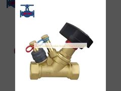 Static balance valve brass threaded thread